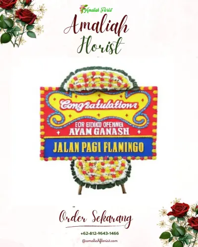 Bunga Papan Congratulation di Banyurip